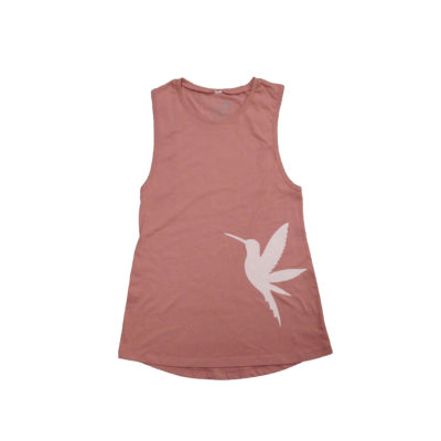 Pink Bluebird Tank Top