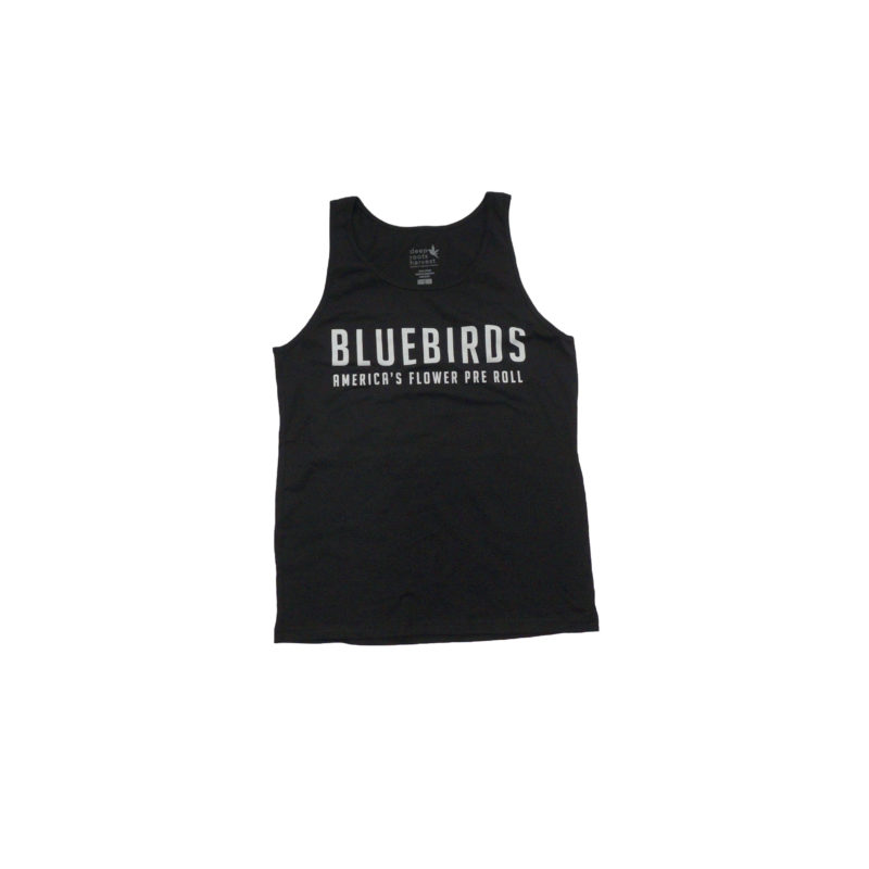 Black Bluebird Tank Top